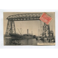 CIUDAD DE BUENOS AIRES PUENTE AVELLANEDA ANTIGUA TARJETA POSTAL